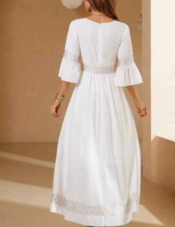 Rochie maxi Shein, alb