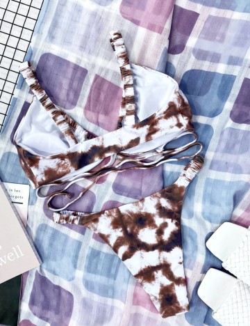 Costum de baie Shein, mix culori