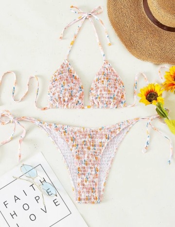 Costum de baie Shein, mix culori