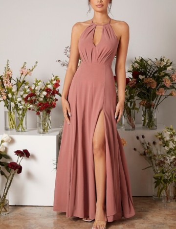 Rochie maxi Shein, cărămiziu