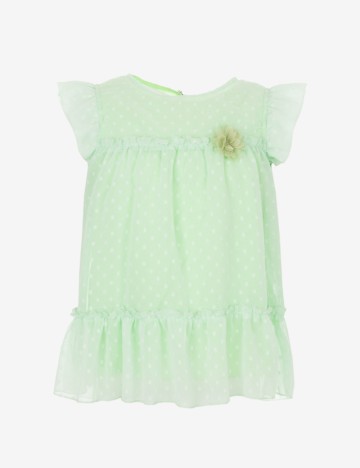 Cămașă cu m&acirc;necă scurtă Ativo Kids, verde