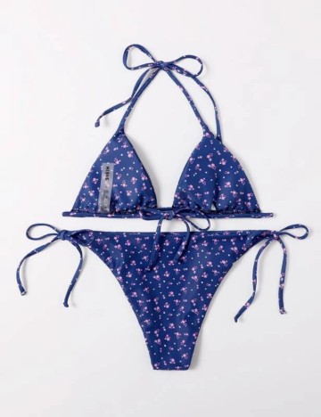 Costum de baie Shein, albastru