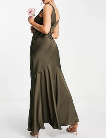 Rochie maxi ASOS, verde