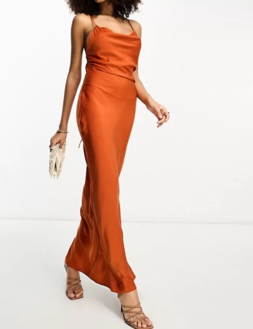 Rochie maxi ASOS, cărămiziu