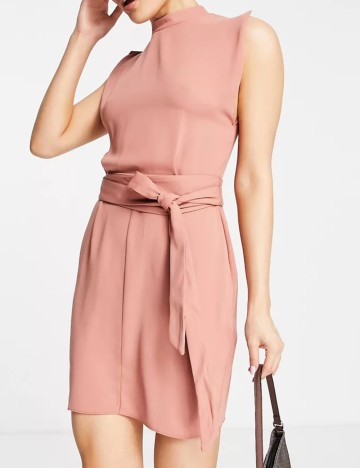 Rochie mini ASOS, piersica
