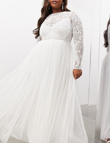 Rochie de ocazie și bridal ASOS, alb