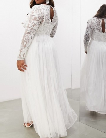 Rochie de ocazie și bridal ASOS, alb