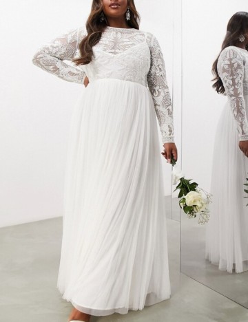 Rochie de ocazie și bridal ASOS, alb