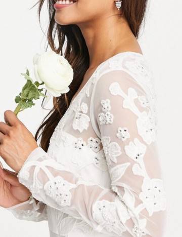 Rochie de ocazie și bridal ASOS, alb