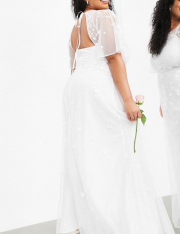 Rochie de ocazie și bridal ASOS, alb