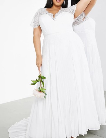 Rochie de ocazie și bridal ASOS, alb