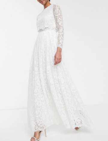 Rochie de ocazie și bridal ASOS, alb