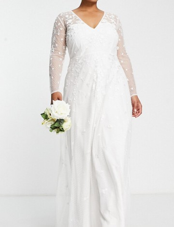 Rochie de ocazie și bridal ASOS, alb