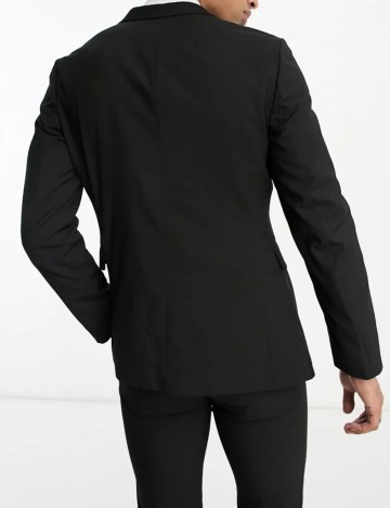 Sacou de costum ASOS, negru