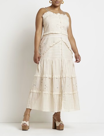 Rochie midi River Island, bej