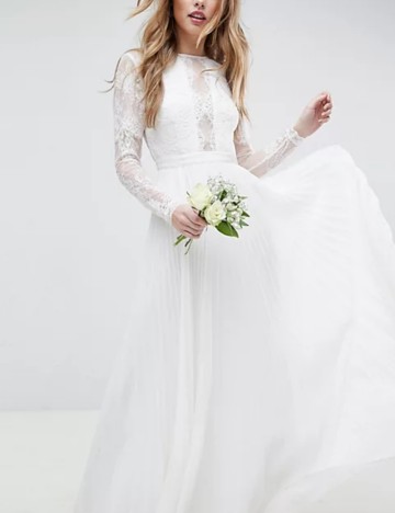Rochie de ocazie și bridal ASOS, alb