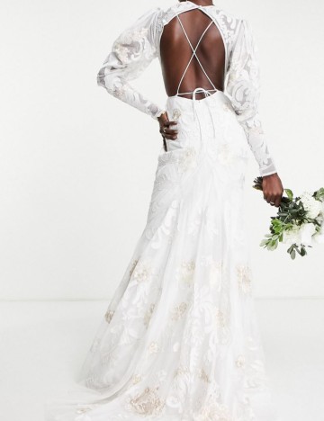 Rochie de ocazie și bridal ASOS, alb