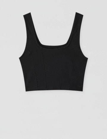 Top Pull&Bear, negru