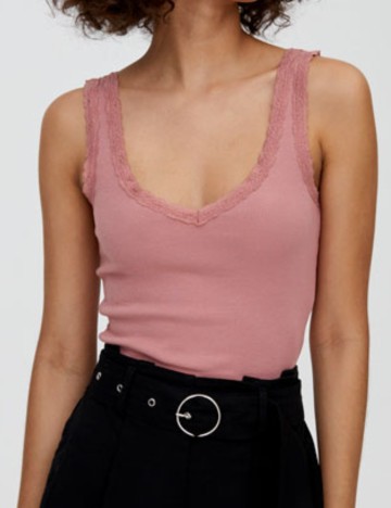 Maiou casual Pull&Bear, roz