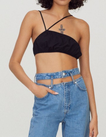 Top Pull&Bear, negru