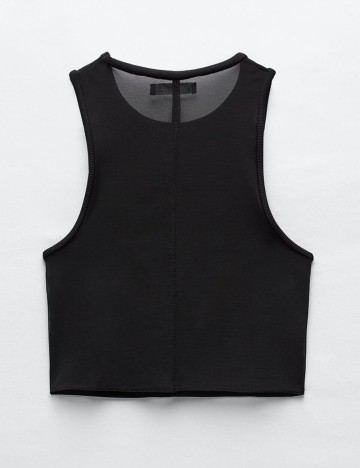 Top Zara, negru