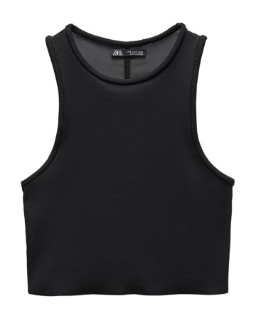 Top Zara, negru