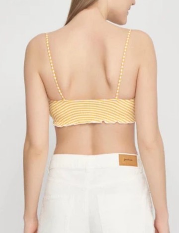 Top Bershka, portocaliu