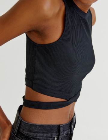Top Pull&Bear, negru