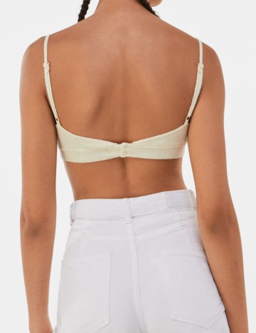 Top Bershka, galben
