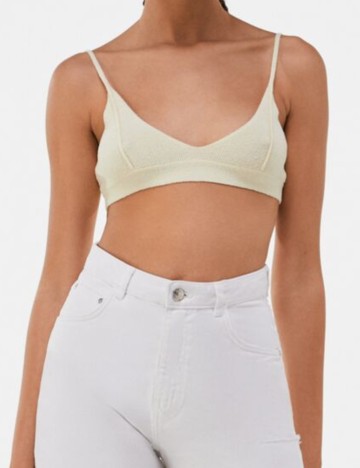 Top Bershka, galben