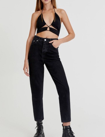 Top Pull&Bear, negru