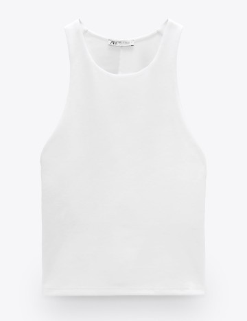 Top Zara, alb