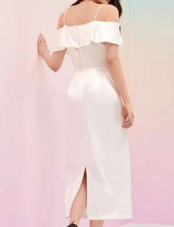 Rochie midi Shein, alb